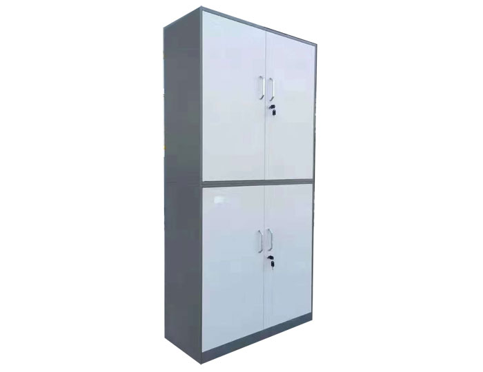 套色雙層對(duì)開文件柜